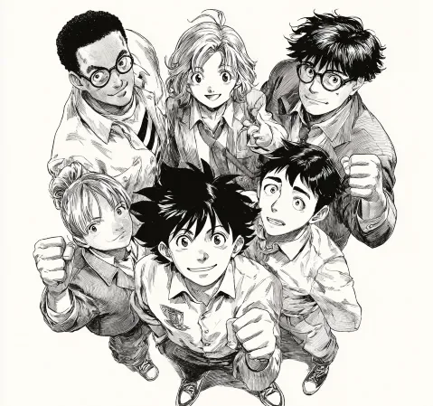 恋爱漫画《逆转告白》封面，男女主角背对背站立